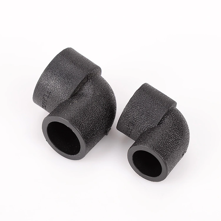 هندسة الصرف HDPE 90 درجة كوع