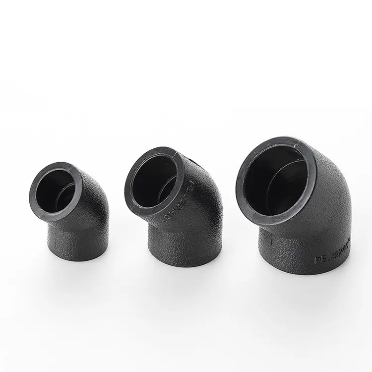 HDPE 45 ° كوع