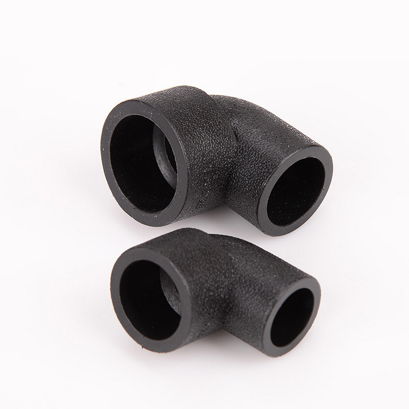 HDPE 90 ° كوع لتوصيل أنابيب السوائل