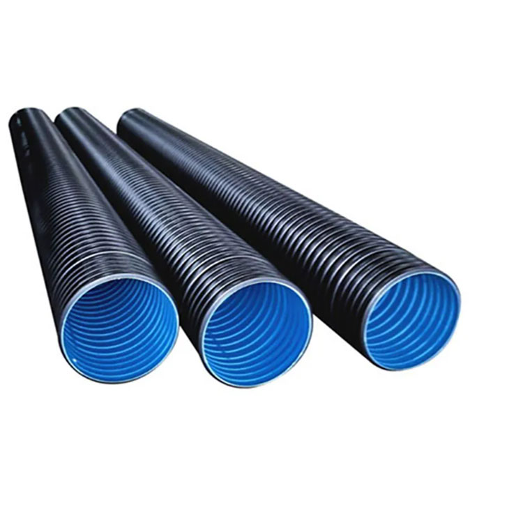 HDPE DW الأنابيب المموجة