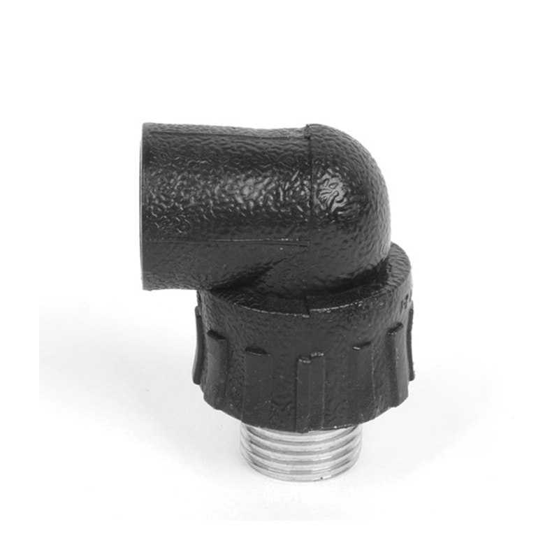 كوع خيط خارجي عالي الضغط HDPE