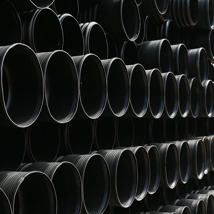 HDPE مزدوج الجدار أنبوب مموجة لنظام إمدادات المياه