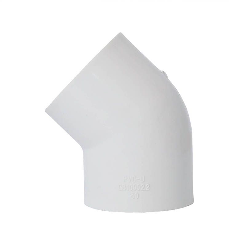 PVC 45 درجة الكوع