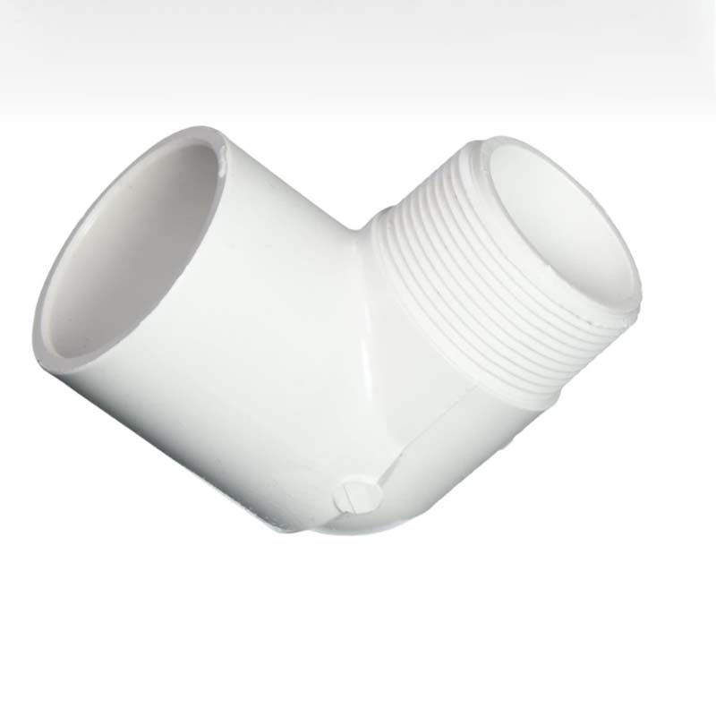 PVC الذكور كوع