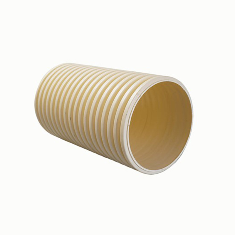 PVC U أنبوب جدار مزدوج مموج
